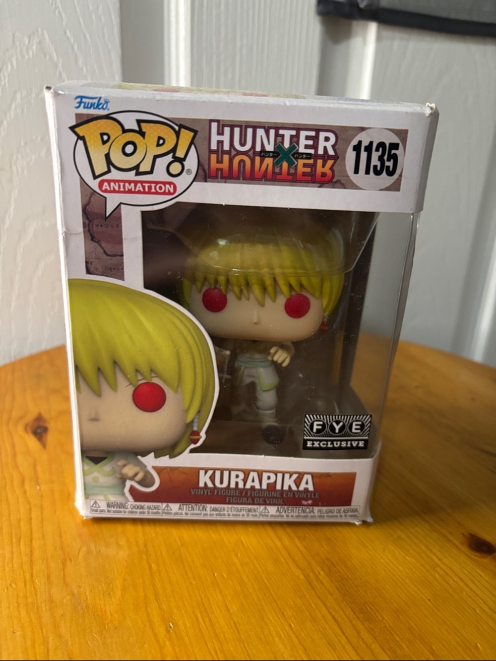 Funko Pop! Kurapika Figure #1135  (FYE Exclusive) NWT